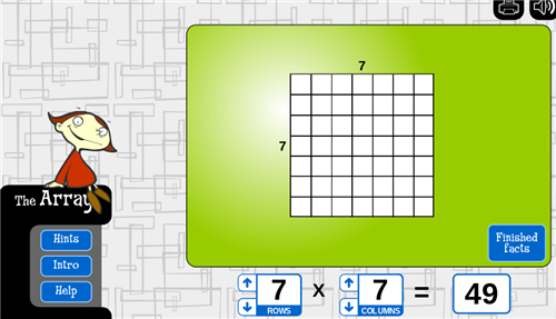 multiplication arrays